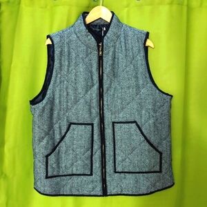Merokeety Herringbone Quilted Vest Jacket